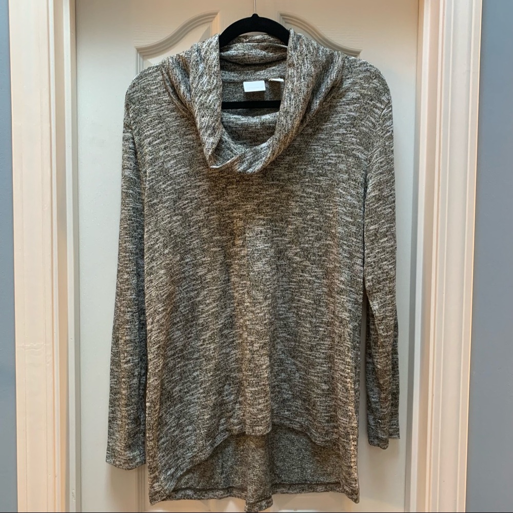 Cowl Neck Sweater - Chico's Size 2 (Medium)